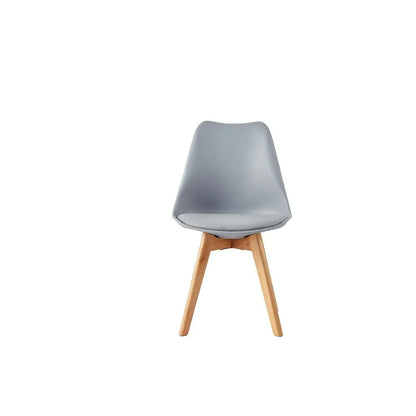 Ensemble de 4 chaises de salle à manger MCC Direct, chaises de cuisine, chaises de bureau, chaise coquille de designer, "Eva" disponible en 7 couleurs tendance