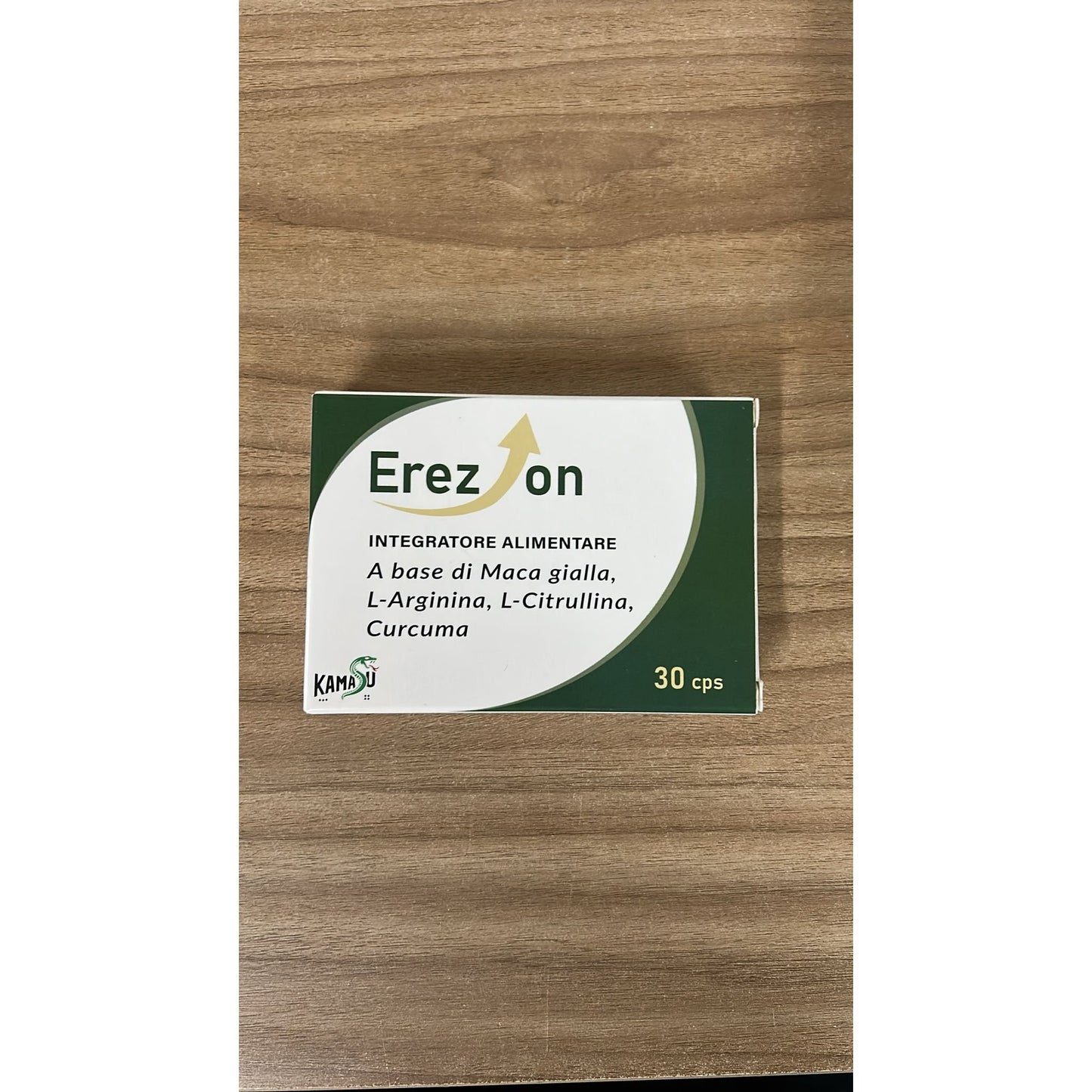 Complément alimentaire en gélules pour homme avec Maca jaune + L-Arginine + L-Citrulline + Curcuma - Fabriqué en Italie