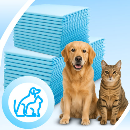 100 PCS Coussinets pour Chiens Retoo Absorbants et Hygiéniques, 100 Pièces 40x60 cm, Super Absorbants et Imperméables, Épais et Très Durables, avec Bords Scellés et Neutralisation des Odeurs, Idéaux pour l'Apprentissage de la Propreté des Chiots, pour Chi