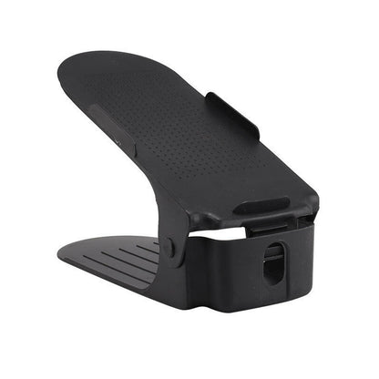 Lot de 30 étagères à chaussures réglables en plastique, support de rangement pour chaussures, réglable en hauteur sur 3 niveaux