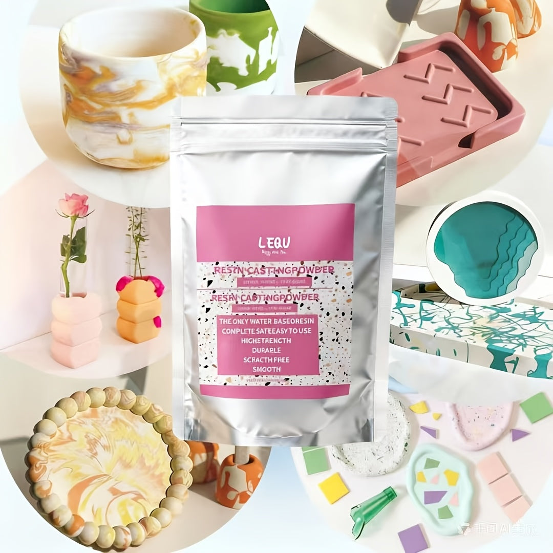 Poudre décorative créative en céramique blanche 1000G/2000G/3000G | Matériaux de moulage | Poudre de moulage | Matériau de modélisation de gypse pour artisanat, œuvres d'art, décorations et projets | Inodore