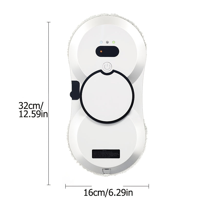 Puruikai 10pcs Nettoyeurs de Vitres Muraux - Machine de Nettoyage de Vitres Entièrement Automatique, Robot de Nettoyage de Vitres, Robot de Verre à Double Jet Automatique, Artéfact de Nettoyage de Vitres Intelligent à Planification Électrique Télécommandé