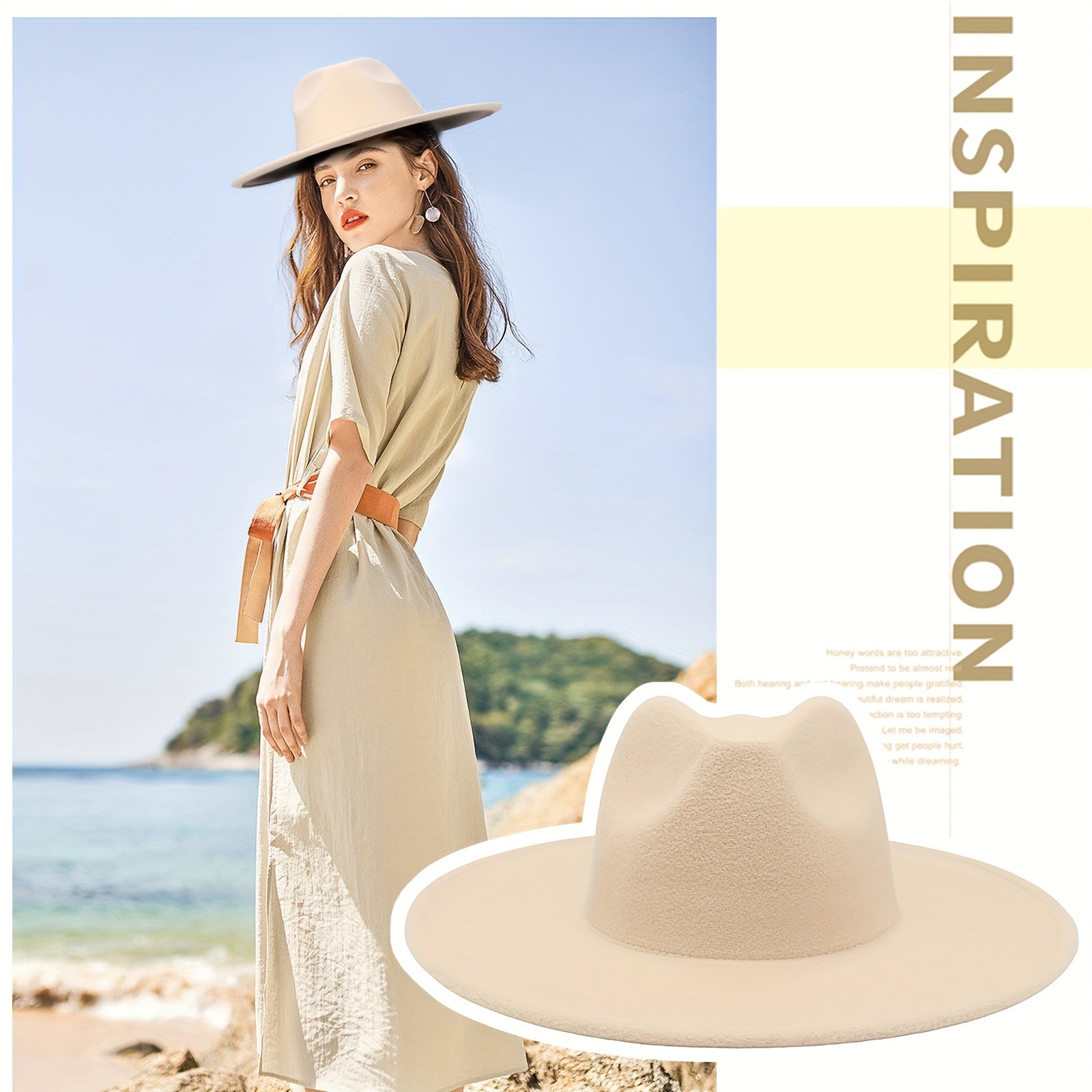 Chapeau Souple à Large Bord Unisexe pour Homme et Femme : Chapeau Panama Classique en Feutre, Chapeau à Large Bord en Velours Western - Convient aux Hommes et Femmes Adultes
