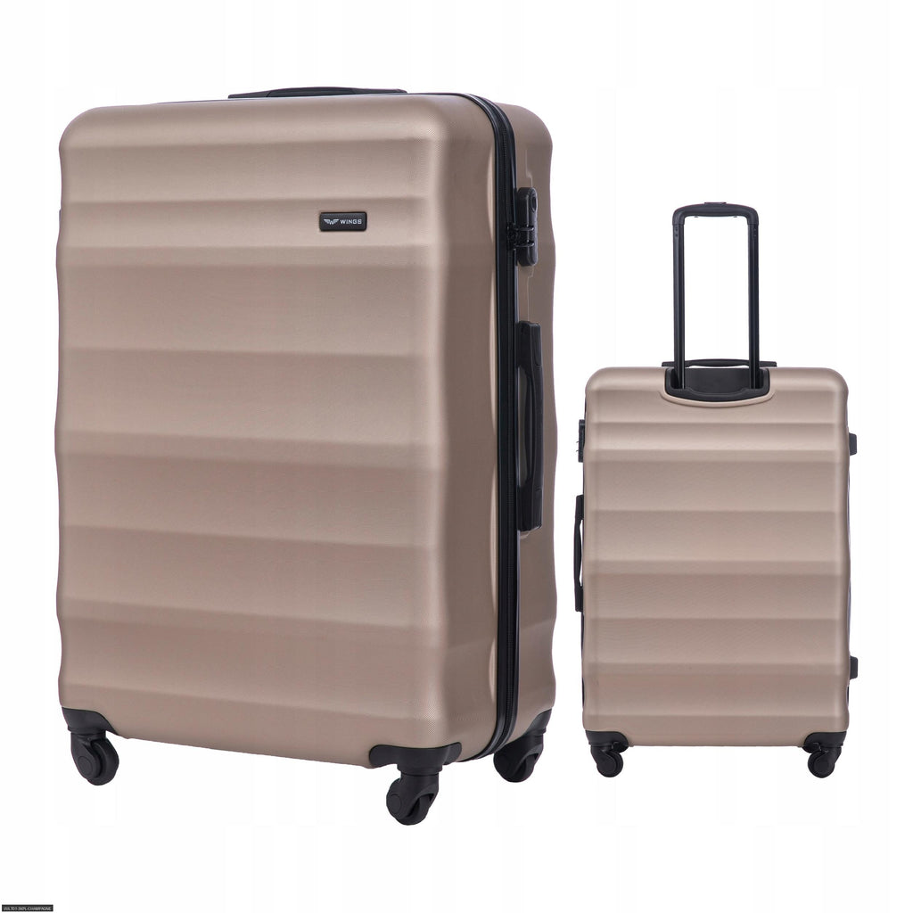 Valise au choix / ABS+ 28" 24" 20" / Dimensions environ 75 X 50 X 30 Cm ou 68 X 41 X 25 Cm ou Cabine 55 X 40 X 20 Cm / Valise cabine ABS+ de haute qualité avec serrure numérique et roues à 360°, Valise à roulettes pour les principales compagnies aériennes
