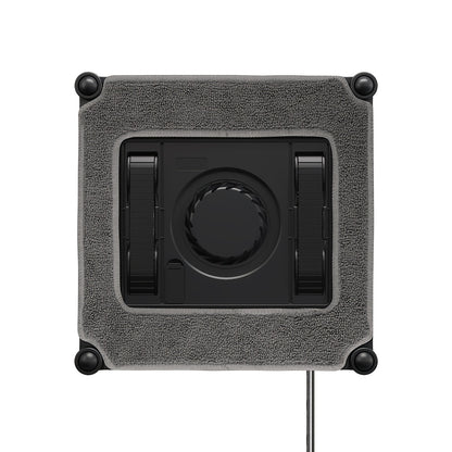 PuRuiKai21B 2026 Robot de Nettoyage de Fenêtres Carré Amélioré (Branché) : Fonctionnement Automatique à Télécommande, Fonction de Pulvérisation d'Eau Automatique et Corde de Sécurité -Chute de 4,5 mètres, Ensemble Inclut 4 Chiffons de Nettoyage (Expédié d