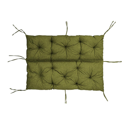 Coussin de Banc de Jardin, Coussin d'Assise et de Dossier, pour 1/2/3 Personnes, Coussin Rembourré avec Sangles, pour Intérieur/Extérieur, Coussin de Banc pour Banc v2