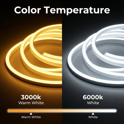 Ruban LED COB 220V 230V, Lampe d'éclairage intérieur flexible, 288 LED par mètre, Ruban adhésif à haute luminosité, Disponible en blanc ou blanc chaud pour la décoration de cuisine et de salle, Comprend une prise et un interrupteur EU