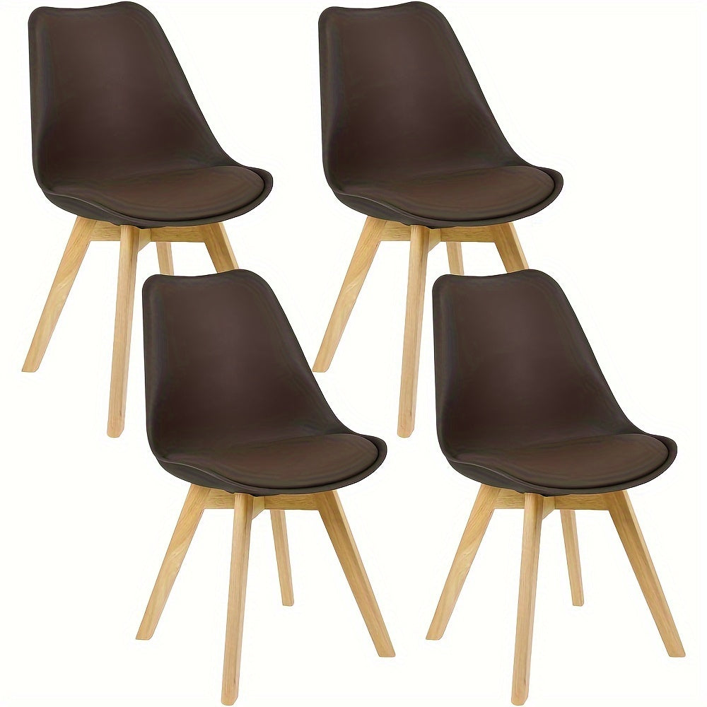 2/4pcs Chaise de salle à manger Bureau Chaise de visite Chaise de réception Chaise de designer Chaise de cuisine en bois