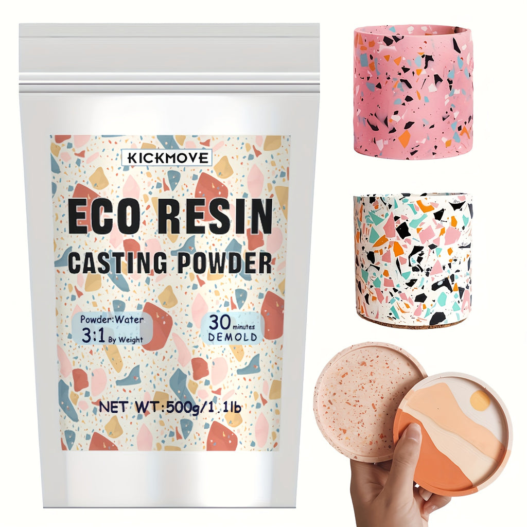 [Résine céramique rapide] Poudre de Résine à Mouler Disponible en Plusieurs Tailles : 3000G, 2000G, 1000G et 500G. Ce Kit de Poudre de Résine Céramique Durcit Rapidement, Est Facile à Démouler et Peut Être Mélangé avec de l'Eau. Non Toxique et Sans Odeur