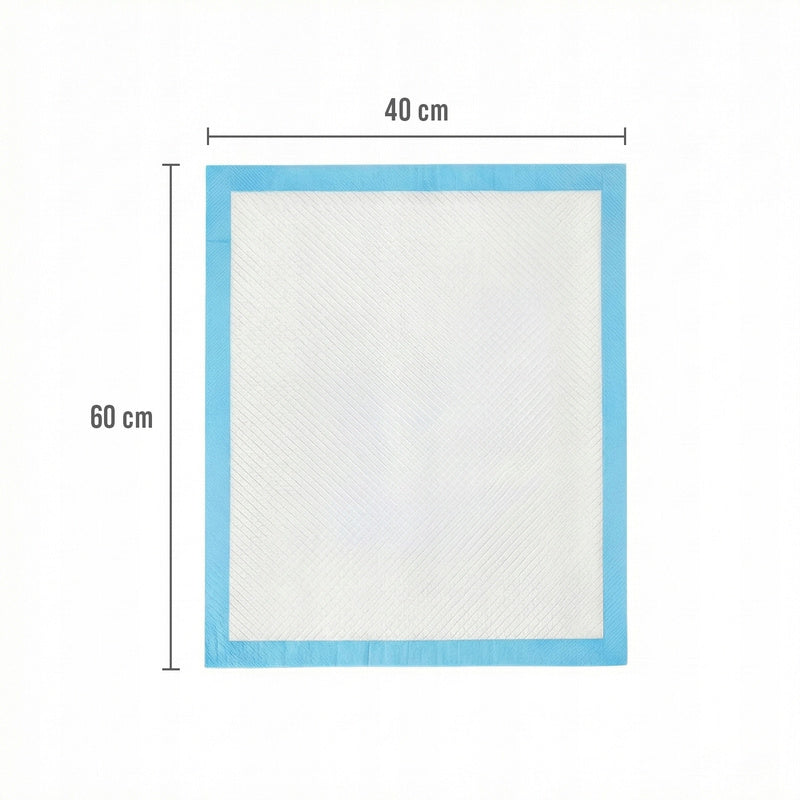 SERVETTES HYGIÉNIQUES POUR CHIENS ET CHATS POUR L'APPRENTISSAGE DE LA PROPRETÉ 45x60CM ÉPAISSES 50 PCS