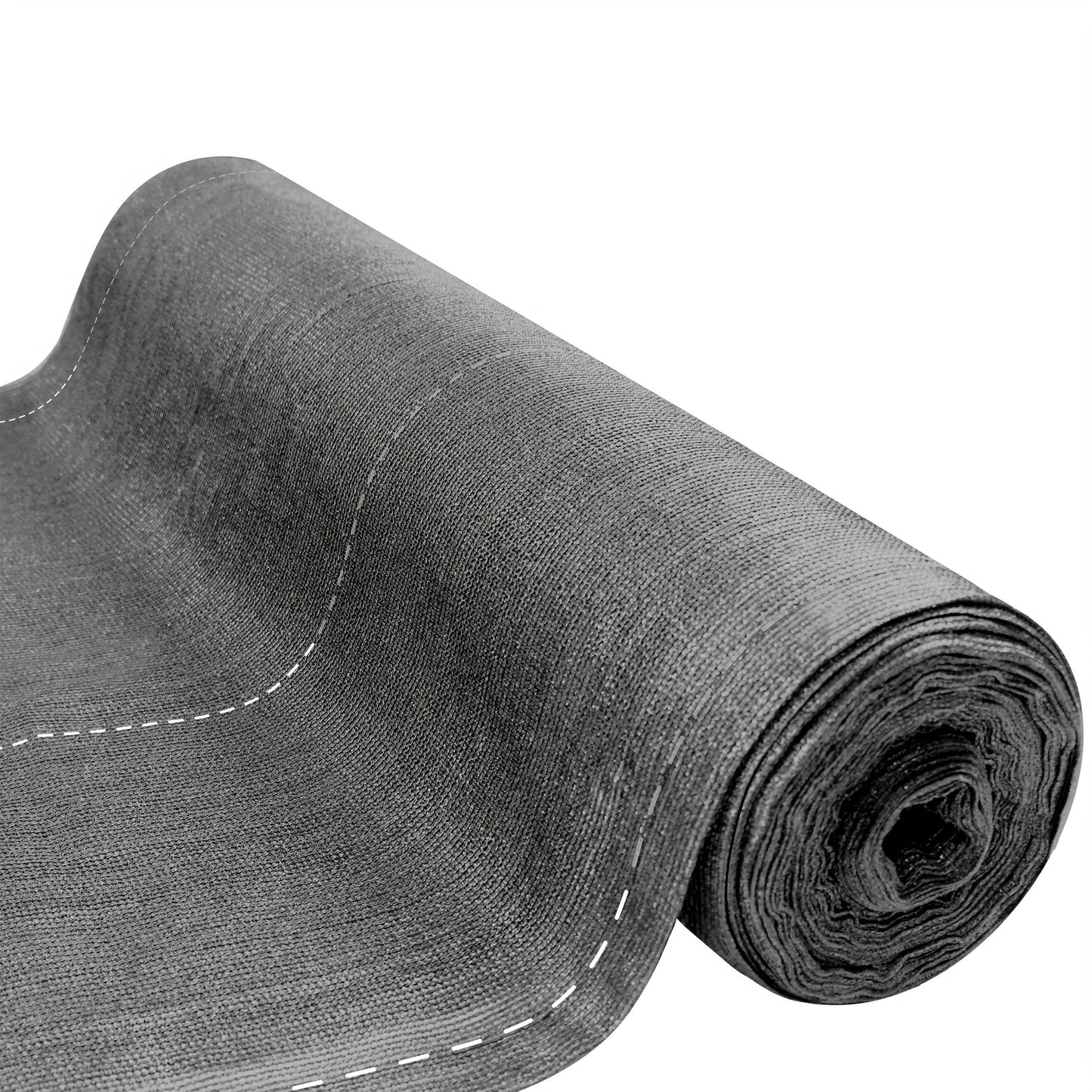 Écran de confidentialité de 100 cm pour balcon, terrain de sport et jardin, filet d'ombrage 150 g/m² avec  UV et design -vent, inclut attaches en gris foncé vert