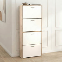 Portes Blanches Cadre Bois Clair