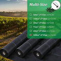 Toile de contrôle des mauvaises herbes robuste 120G/M² (4.42Oz/Yd²), tissu de protection solaire pour le sol, tapis de barrière anti-mauvaises herbes résistant pour le jardinage, allées, gravier, gazon artificiel et sous-couche de pelouse, rouleau tissé n
