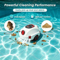 Nettoyeur de piscine robotisé sans fil INSE Y10, aspirateur automatique étanche IPX8, 28000Pa, panier-filtre 2,3L, batterie 5200mAh 90 minutes d'autonomie, double entrée d'aspiration, stationnement automatique léger, idéal pour piscines hors-sol/enterrées