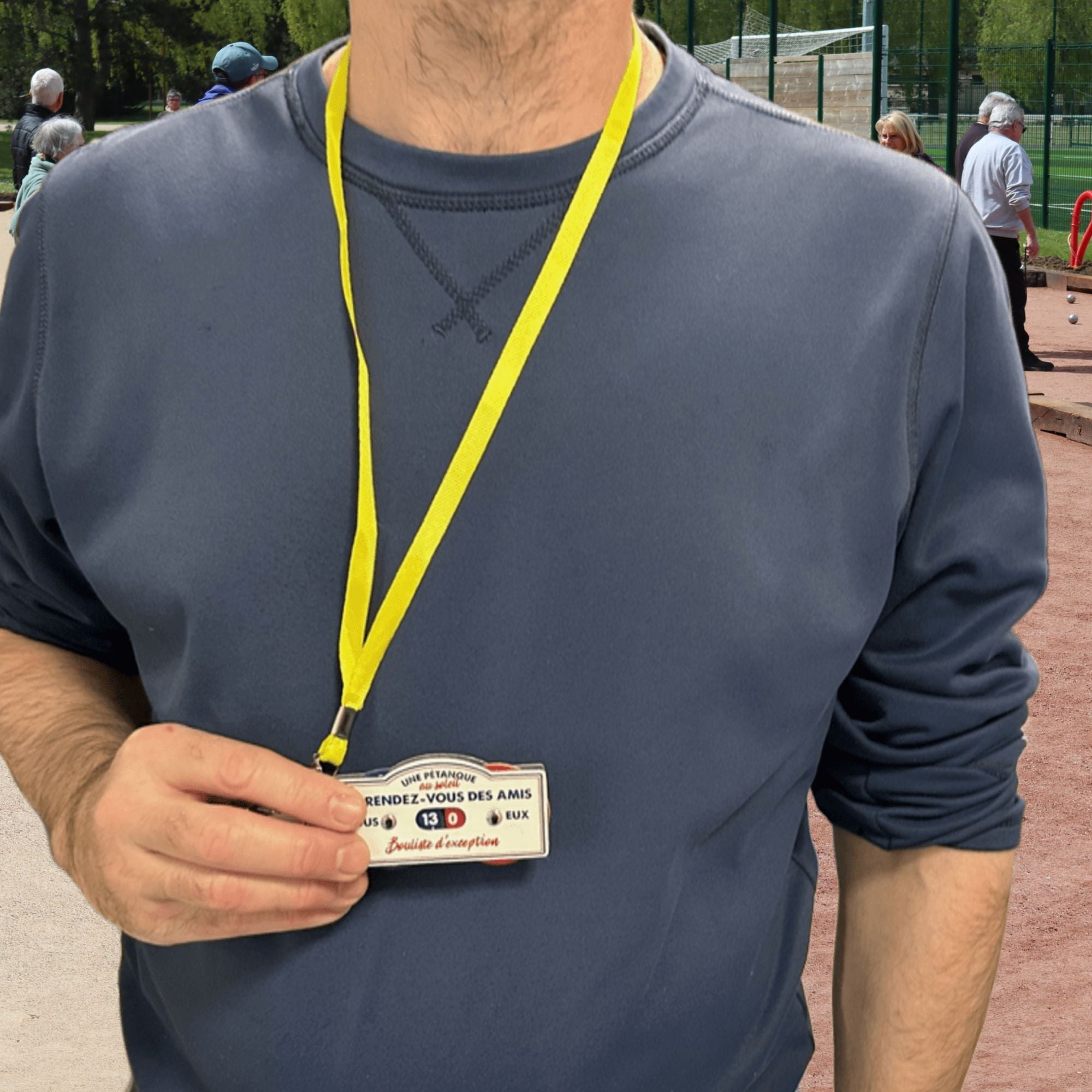 THE REPLICANT Porte Clés avec Tour de Cou/Marqueur de Points Pétanque