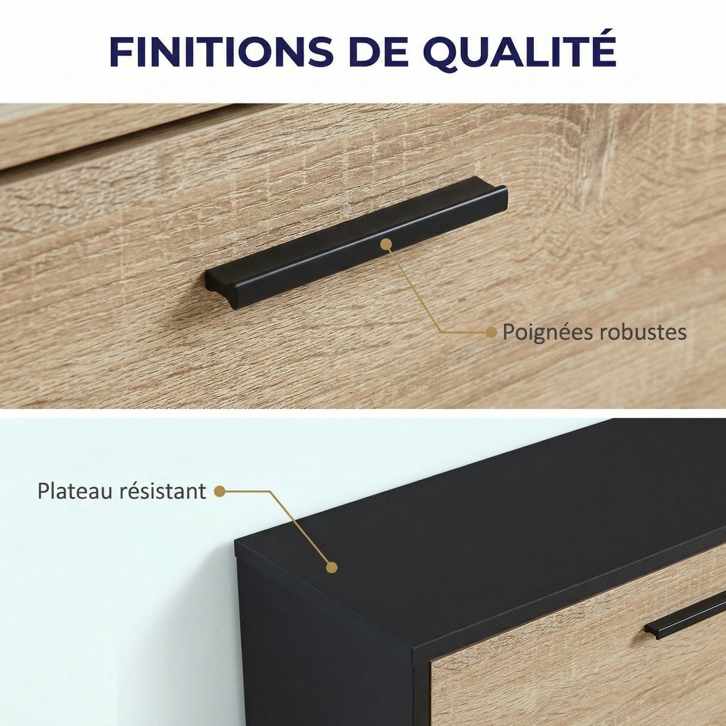 Meuble à chaussures avec 4 compartiments à rabat, armoire à chaussures en bois pour jusqu'à 24 paires, organisateur d'entrée peu encombrant