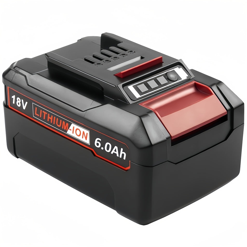 Lot de 2 batteries Einhell 18V, batterie de rechange Einhell Power X-Change 6000mAh lithium-ion, compatible avec tous les outils Einhell 18V et Power X-Change H, avec indicateur LED