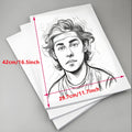 50 Feuilles de Papier Aquarelle Qualité Artistique Format A3 - Spécialement Conçu pour les Techniques d'Aquarelle - Idéal pour Artistes et Débutants - Parfait pour la Peinture à l'Eau, DIY Artisanat - Cadeau Idéal pour Passionnés d'Art et Artisans