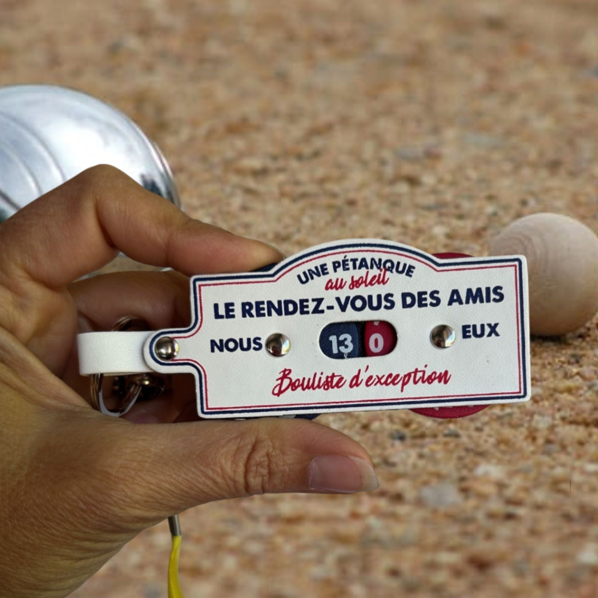 THE REPLICANT Porte Clés avec Tour de Cou/Marqueur de Points Pétanque