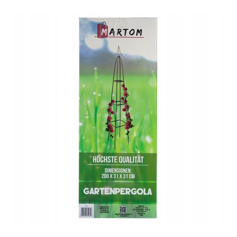 PERG-N3214 PERGOLA DE JARDIN EN MÉTAL POUR ROSAIS ET FLEURS GRIMPANTES