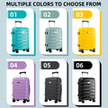 Valise Cabine PC 20 pouces ! avec Crochet, Style Élégant Affaires et Mode, Roulettes Pivotantes pour un Roulement Léger, Répondant aux Besoins de Valise, Ensemble de Bagages, Bagage Cabine.