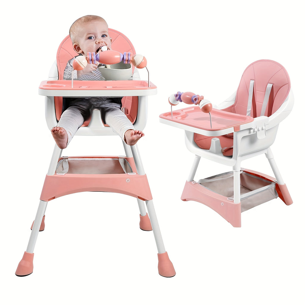 1 chaise de salle à manger, chaise haute multifonctionnelle pour bébé avec jouets, chaise de salle à manger réglable, améliorez votre plaisir de table