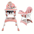 1 chaise de salle à manger, chaise haute multifonctionnelle pour bébé avec jouets, chaise de salle à manger réglable, améliorez votre plaisir de table