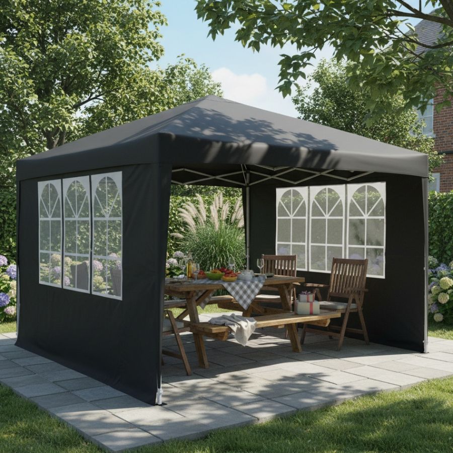 Abris, pliable pour jardin et terrasse – vue détaillée 12