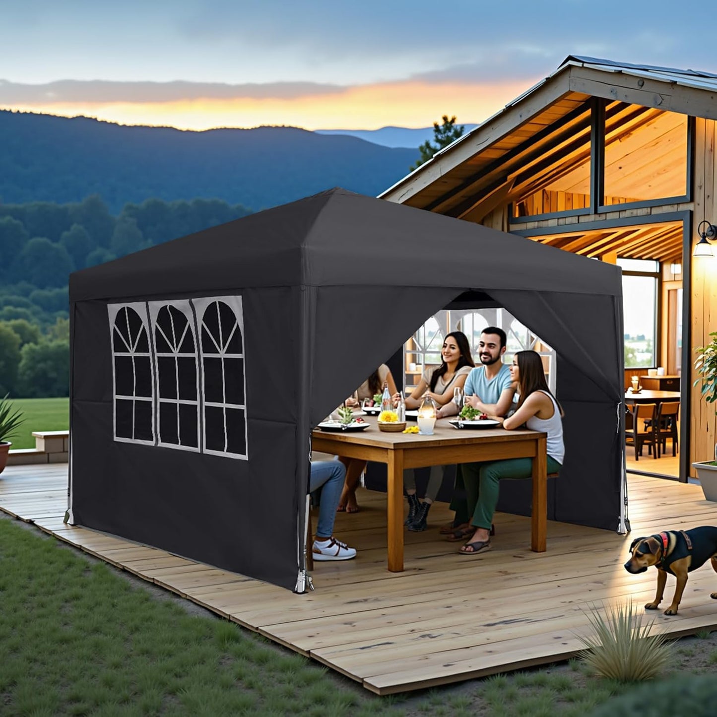 Abris, pliable pour jardin et terrasse – vue détaillée 13