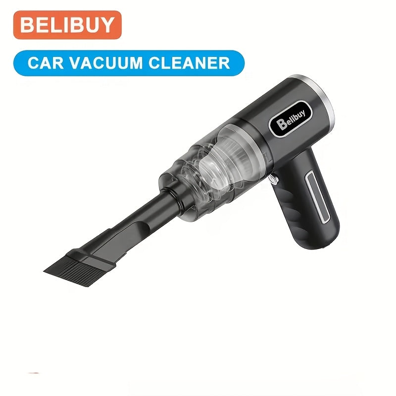 Aspirateur sans fil amélioré avec aspiration tempête 3800PA ! Aspirateur à main sans fil pour la maison et la voiture, tout-en-un ! Super cyclone rechargeable longue portée pour voiture, bureau et maison