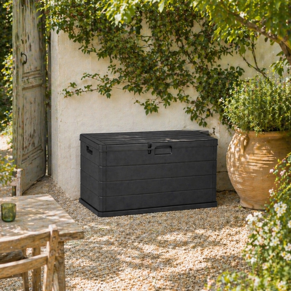 Achetez Banc de Jardin Étoile, anthracite pour jardin et terrasse – vue détaillée 6