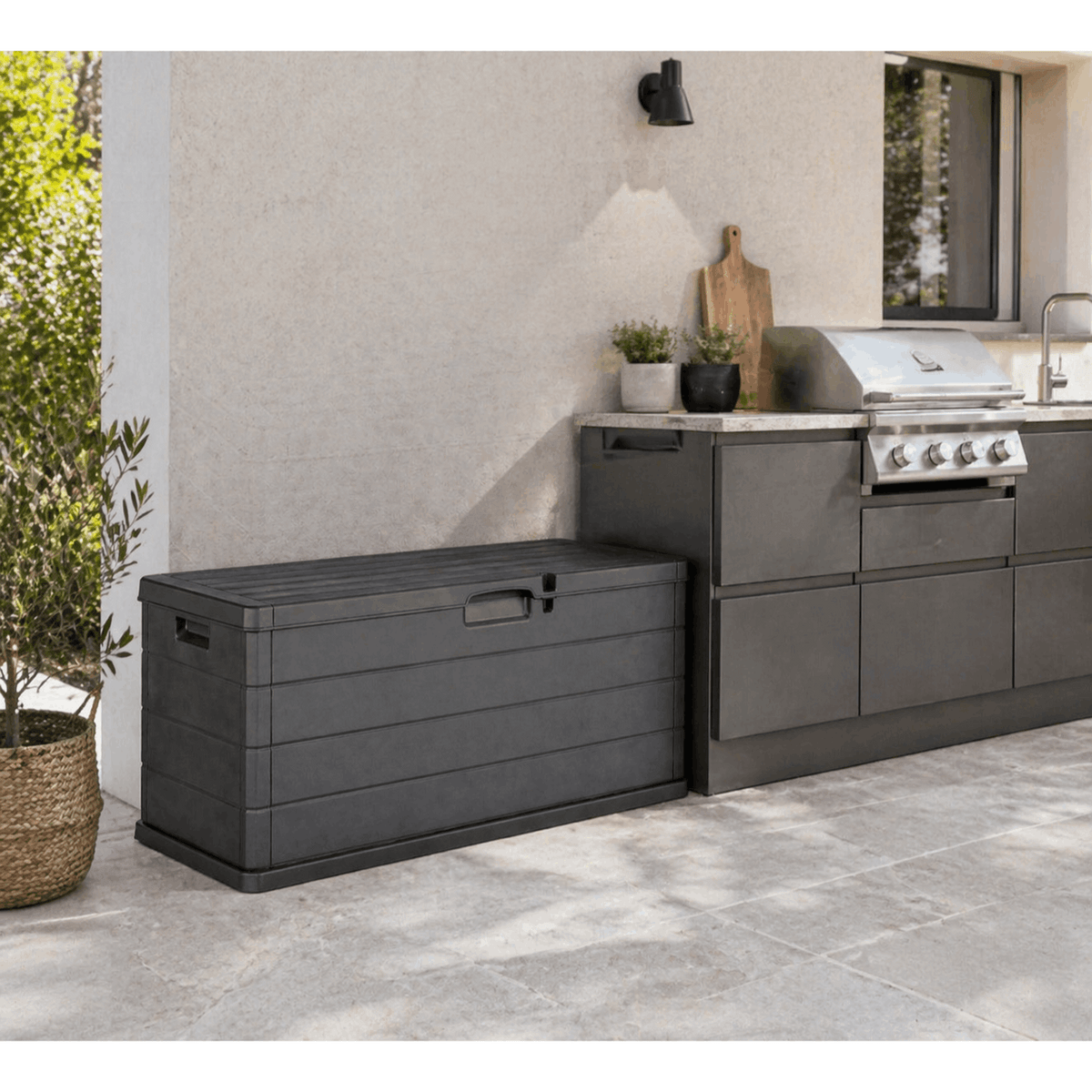 Achetez Banc de Jardin Étoile, anthracite pour jardin et terrasse – vue détaillée 7