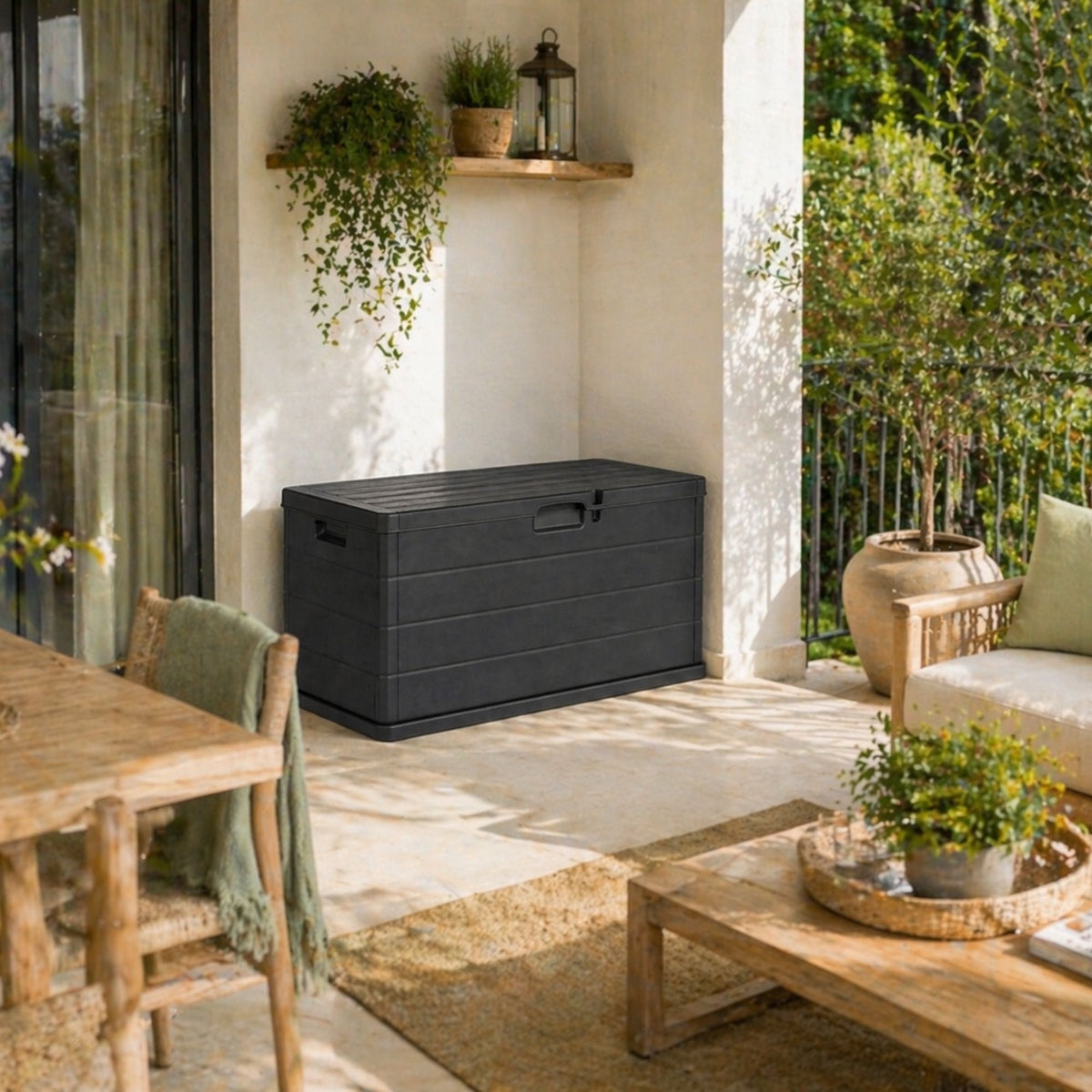 Achetez Banc de Jardin Étoile, anthracite pour jardin et terrasse – vue détaillée 17