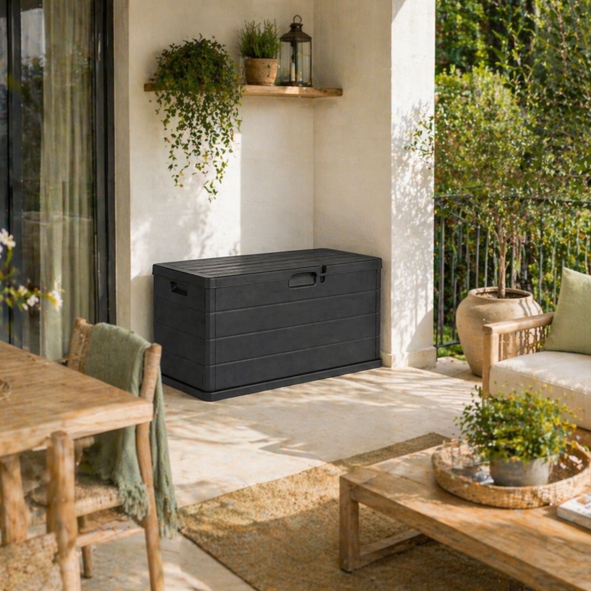 Achetez Banc de Jardin Étoile, anthracite pour jardin et terrasse – vue détaillée 17