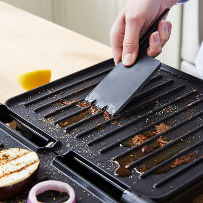 MONZANA® Grill Contact Antiadhésif Sécurité Verrouillage Cool-Touch Cuisine Électrique Grill Table Grill Sandwich Maker Panini Toaster 1500W Noir