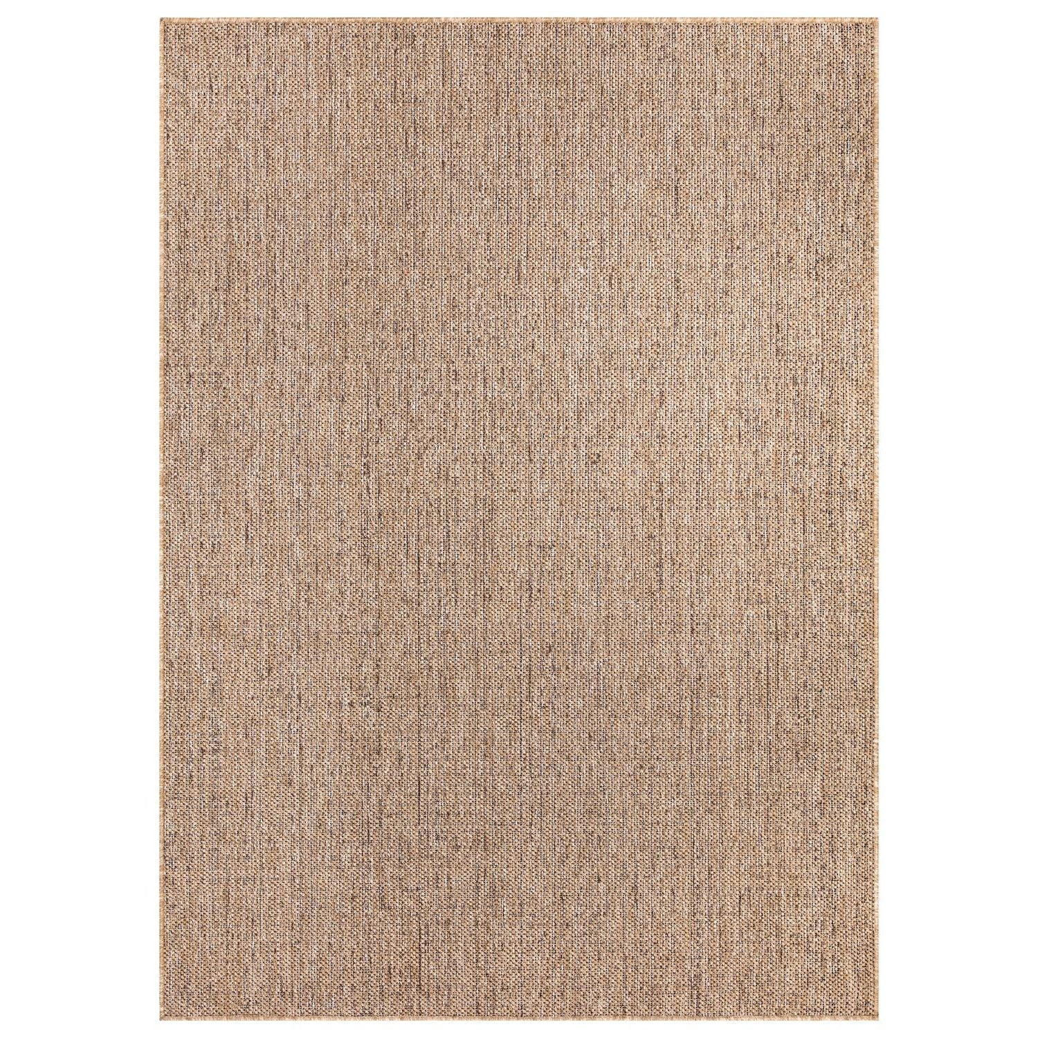 Tapis d'extérieur moderne, facile d'entretien et à motifs pour balcon, terrasse et salon, tapis de course robuste pour intérieur et extérieur
