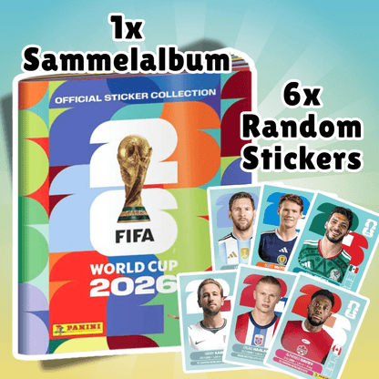 Album de stickers Panini Coupe, Coupe du Monde de la FIFA 2026 pour quotidien et maison – vue principale