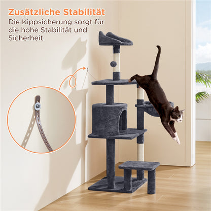 Arbre à chat, 145 cm pour animaux et maison – vue détaillée 21