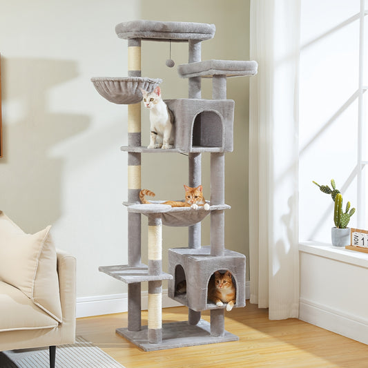 Arbre à chat, 175 cm pour animaux et maison – vue principale