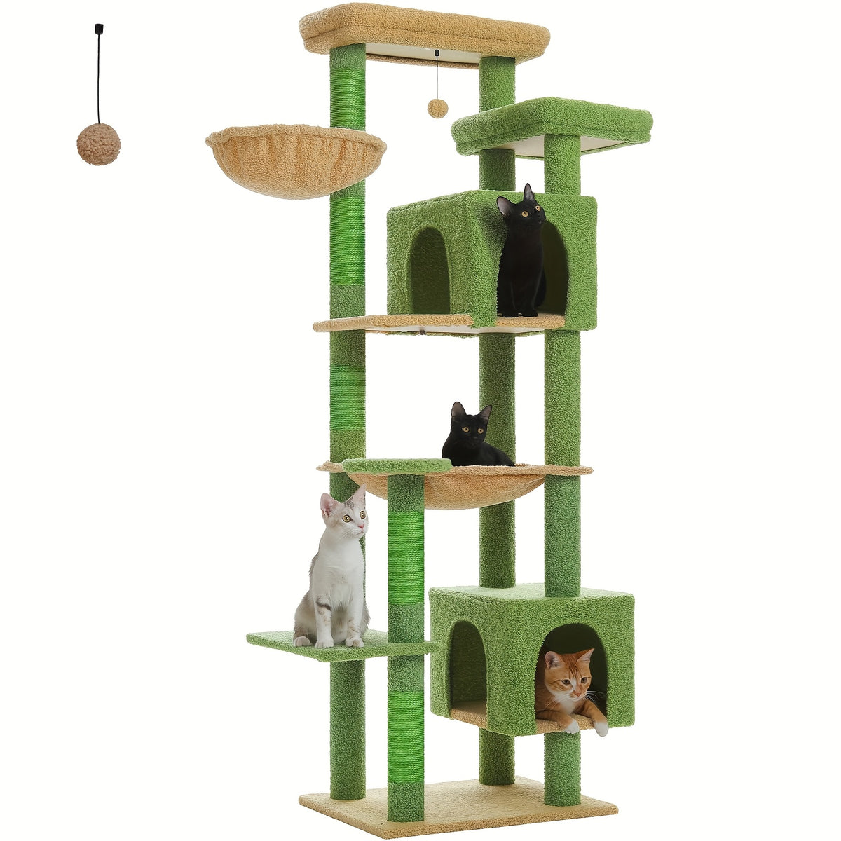 Arbre à chat, 175 cm pour animaux et maison – vue détaillée 22