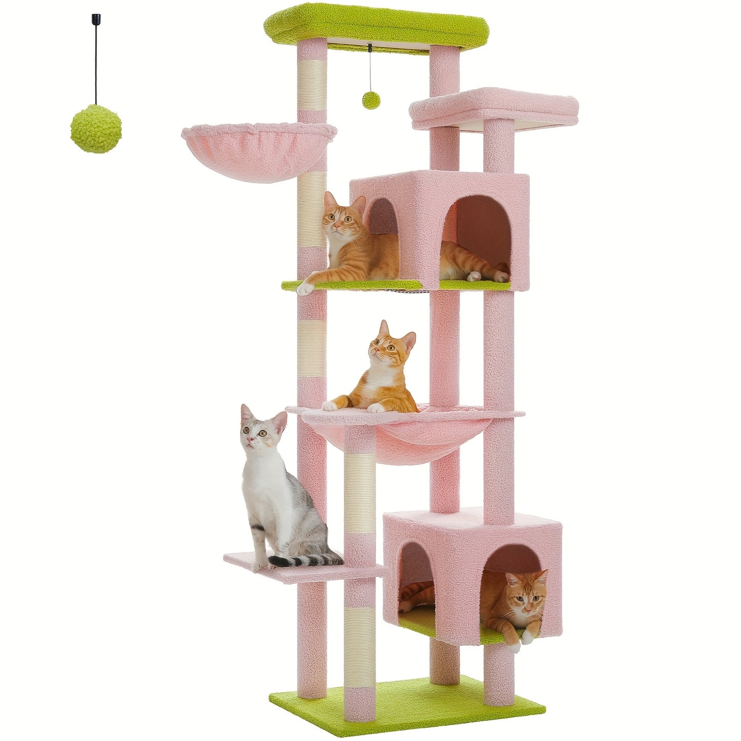 Arbre à chat, 175 cm pour animaux et maison – vue détaillée 29