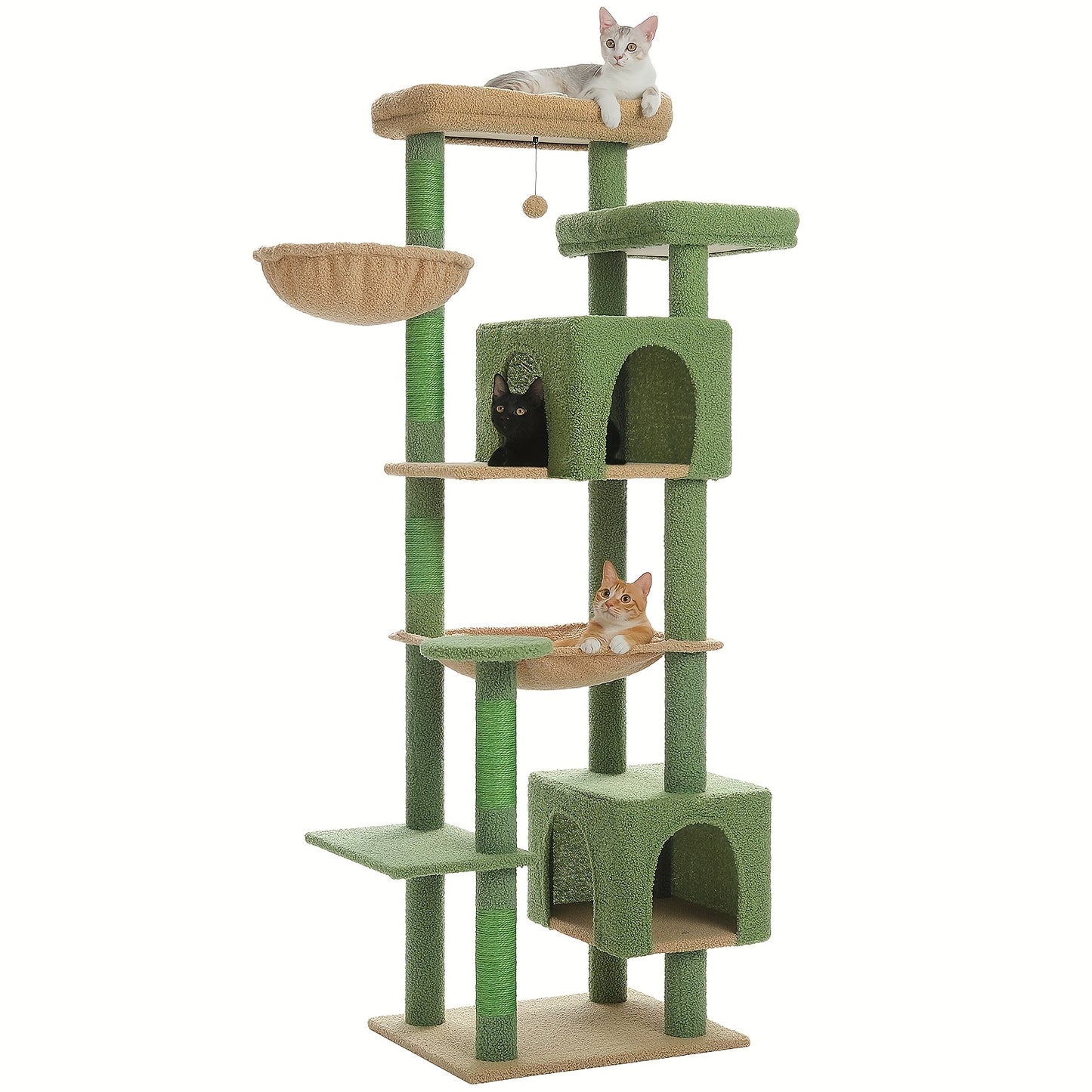 Arbre à chat, 175 cm pour animaux et maison – vue détaillée 34