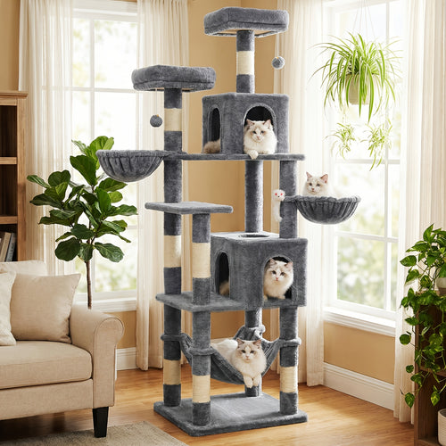 Arbre à chat, 180 cm pour animaux et maison – vue principale
