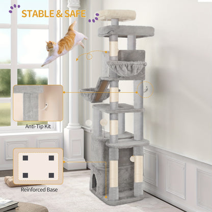 Arbre à chat, amovible pour animaux et maison – vue détaillée 5