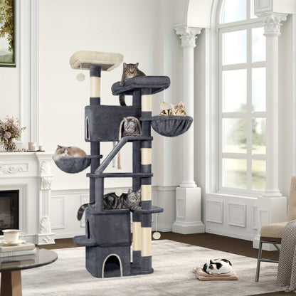 Arbre à chat, amovible pour animaux et maison – vue détaillée 9