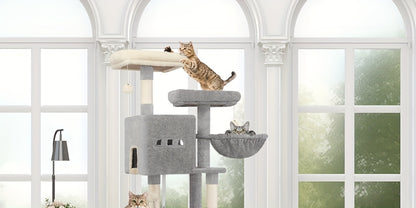 Arbre à chat, amovible pour animaux et maison – vue détaillée 12