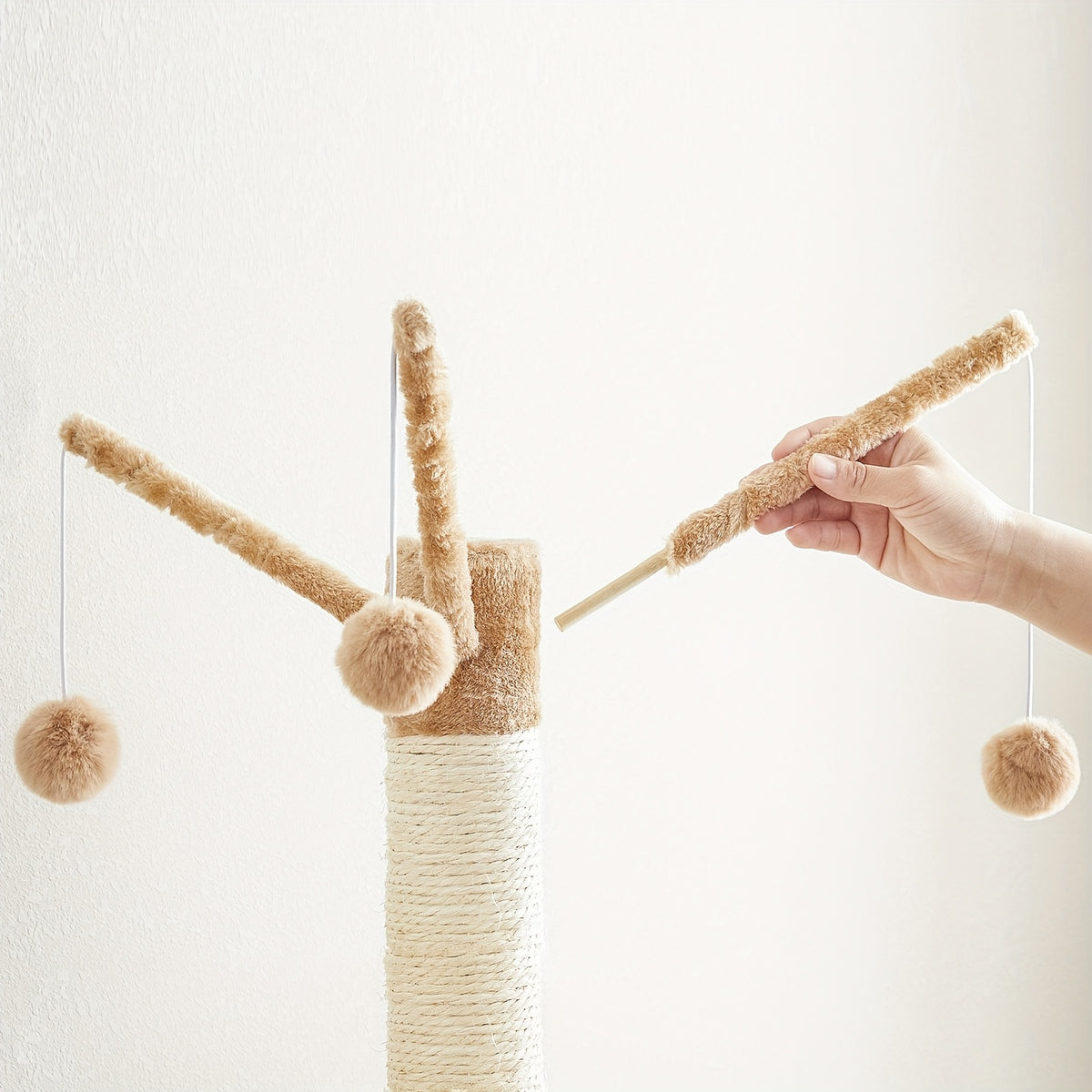Arbre à chat, bois pour animaux et maison – vue détaillée 7