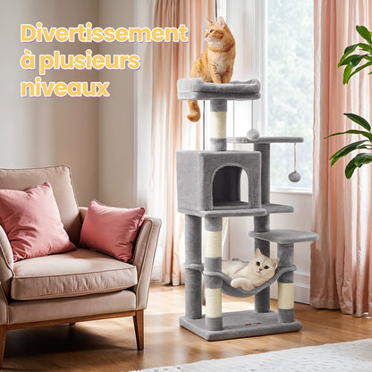 Arbre à chat, Gris pour animaux et maison – vue principale