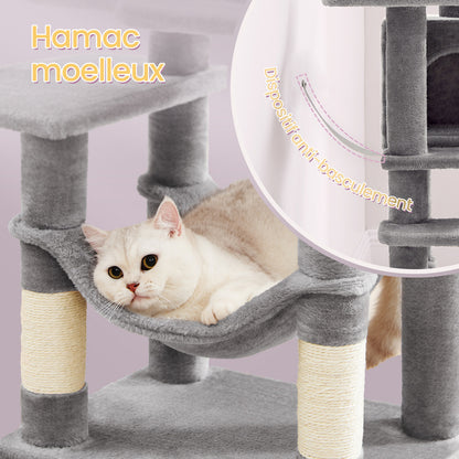 Arbre à chat, Gris pour animaux et maison – vue détaillée 2