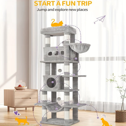 Arbre à chat, lavable pour animaux et maison – vue détaillée 2